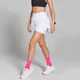 Damskie plisowane spodenki do biegania z kolekcji Velocity – białe