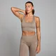 Damski bezszwowy stanik sportowy z kolekcji Shape MP – Light Taupe