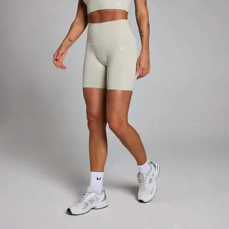 Damskie bezszwowe spodenki rowerowe z kolekcji Shape MP – Ash
