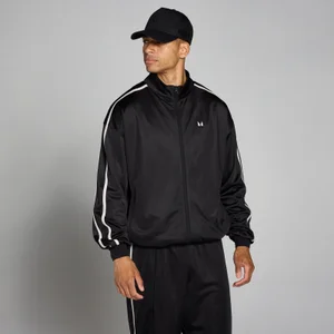 Męska trykotowa kurtka sportowa z kolekcji MP – czarna - Size XS