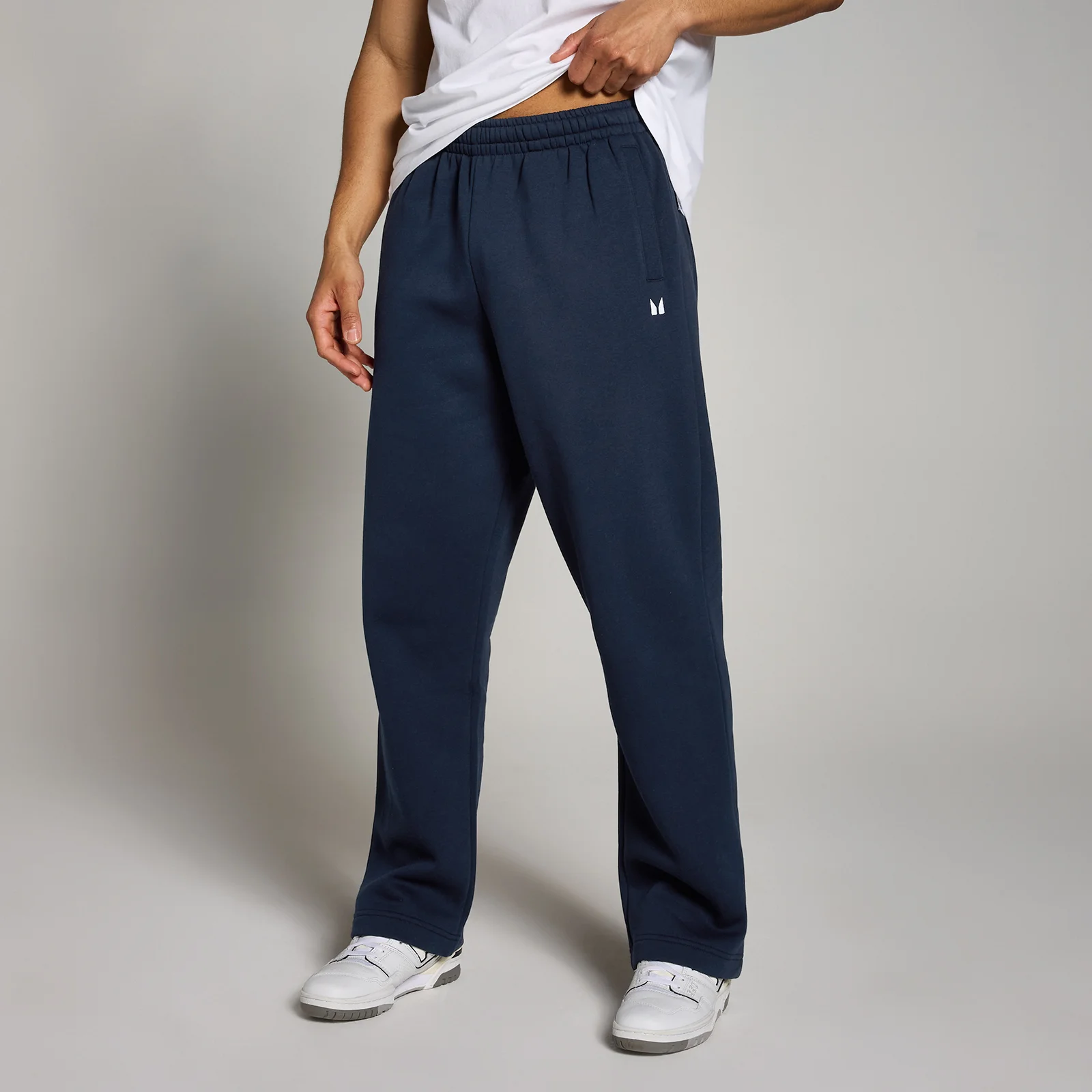 Męskie joggery z prostymi nogawkami z kolekcji Rest Day MP – Navy - XS Obraz 1