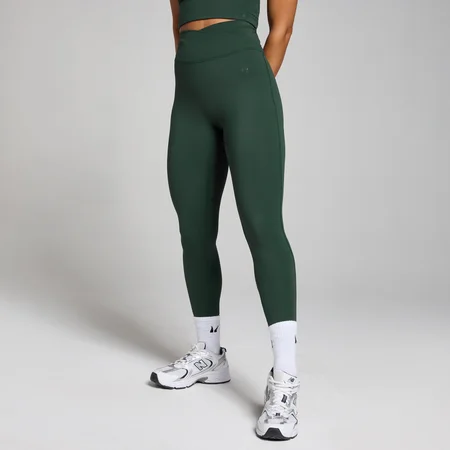 Damskie legginsy z kolekcji Tempo MP – Dark Emerald