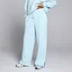 Damskie joggery z prostymi nogawkami z kolekcji Basics MP – Baby Blue