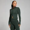 Damska krótka kurtka z kolekcji Tempo MP – Dark Emerald
