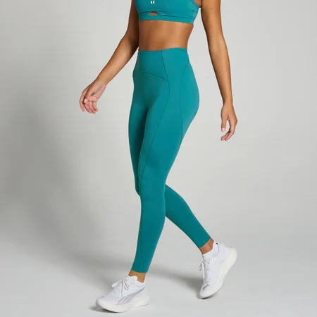 Damskie legginsy podkreślające kształty z kolekcji Tempo Ultra MP – Aqua Teal