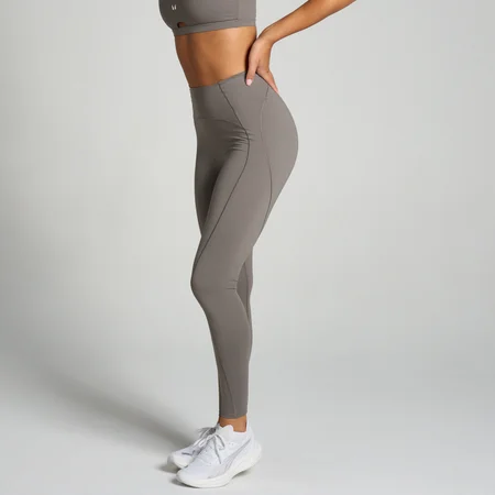 Damskie legginsy podkreślające kształty z kolekcji Tempo Ultra MP – Black Truffle
