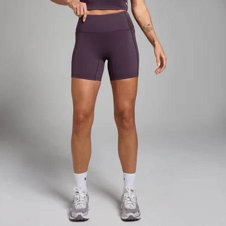 Damskie spodenki rowerowe z kieszeniami z kolekcji Active MP – Deep Purple