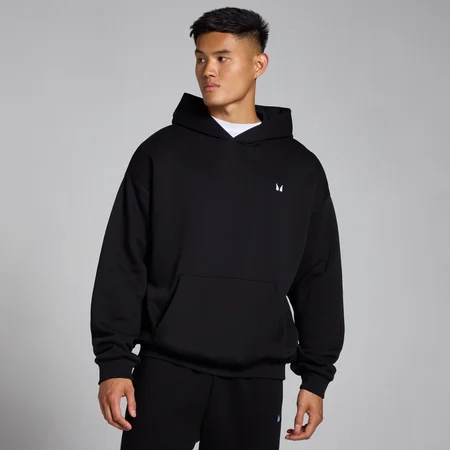 Męska bluza z kapturem w stylu oversize z kolekcji Rest Day MP – czarna