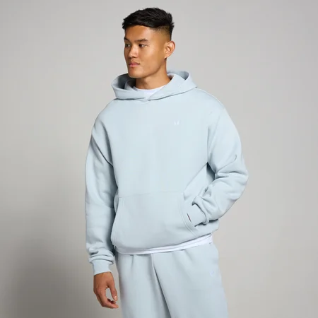 Męska bluza oversize z kapturem z kolekcji Rest Day MP – jasnoniebieska