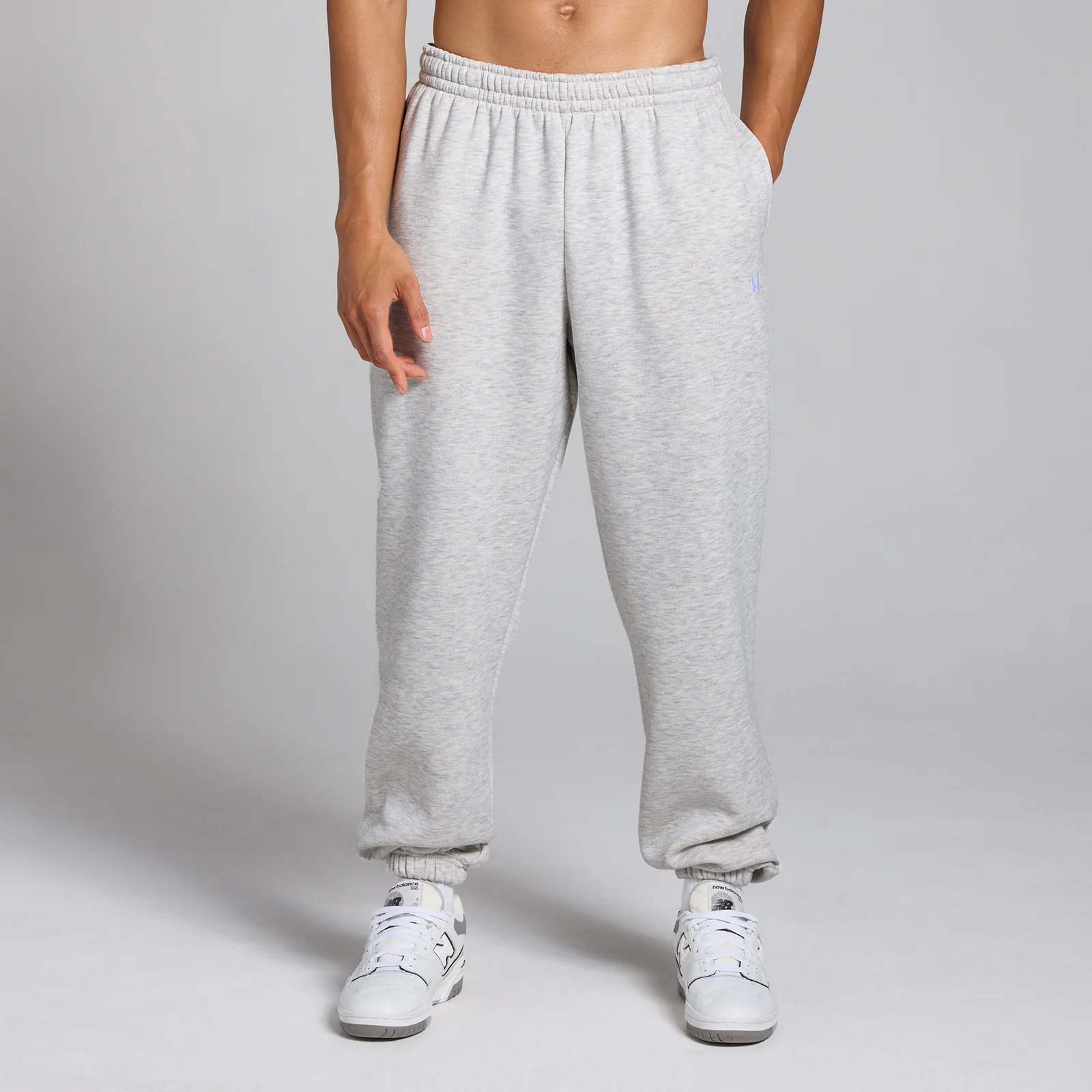 Męskie joggery oversize z kolekcji Rest Day MP – Light Grey Marl - M Obraz 1