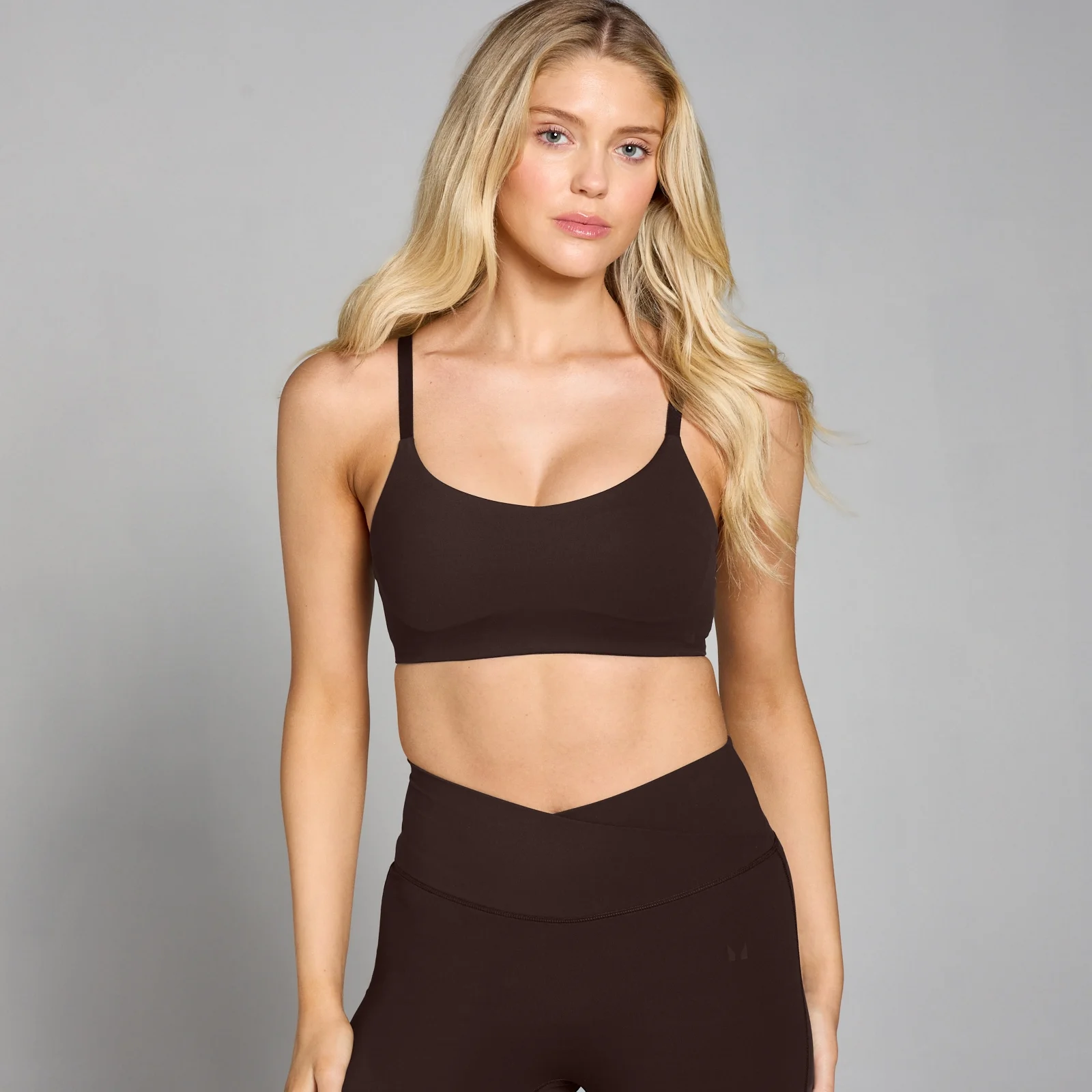 Damski stanik sportowy z kolekcji Tempo MP – Cocoa - M Obraz 1