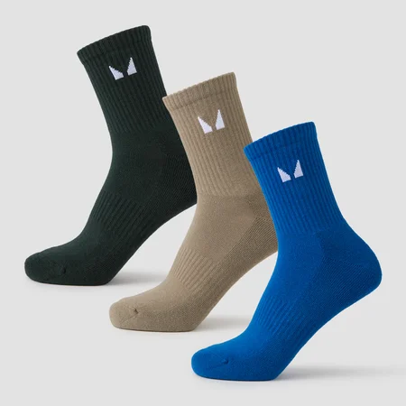 Skarpetki za kostkę z kolekcji Unisex MP (3 pary) – wielopak Earth