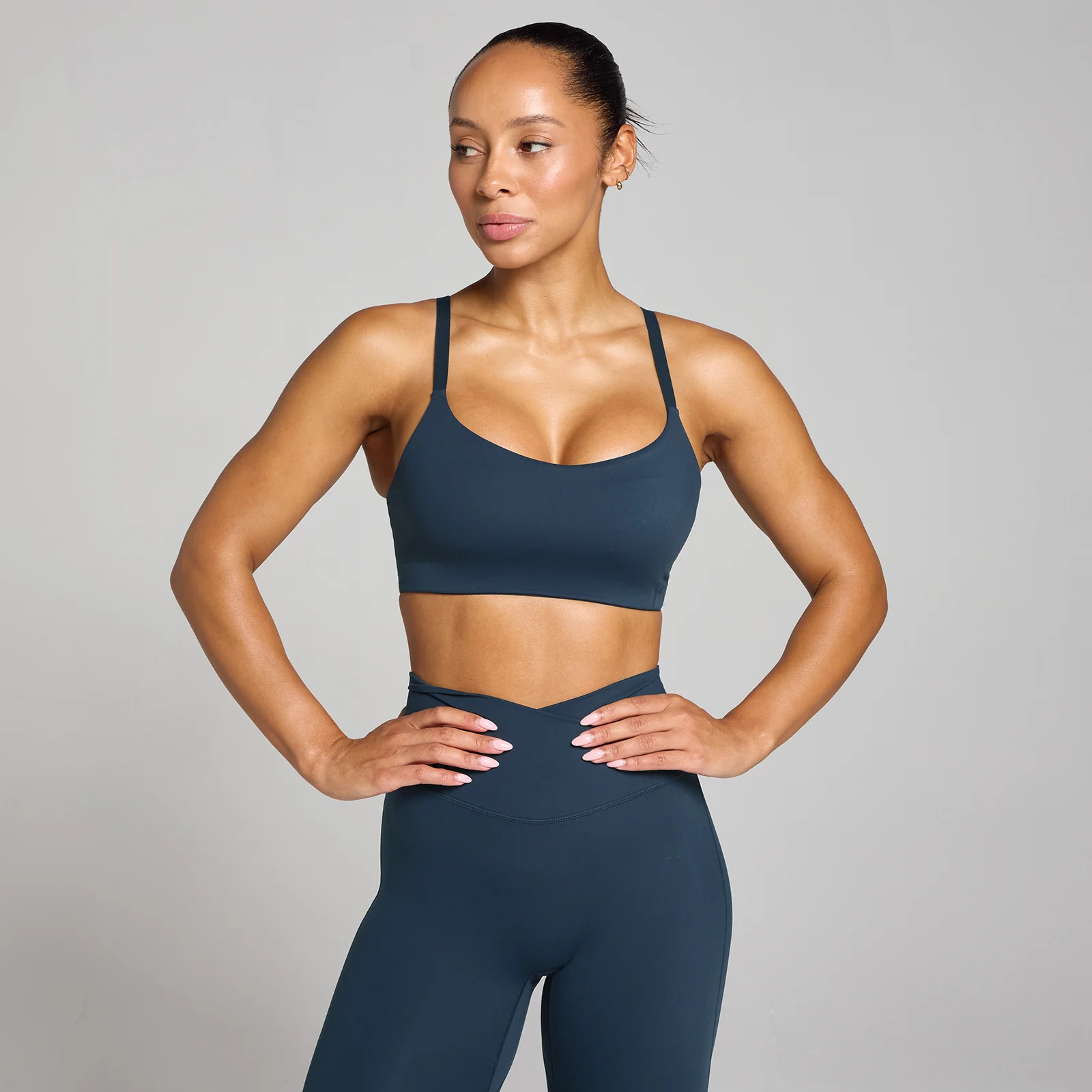 Damski stanik sportowy z kolekcji Tempo MP – Dark Sapphire - XS Obraz 1