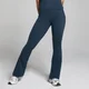 Damskie legginsy z rozszerzanymi nogawkami z kolekcji Tempo MP – Dark Sapphire