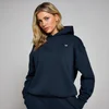 Damska bluza oversize z kapturem z kolekcji Basics MP – Dark Sapphire