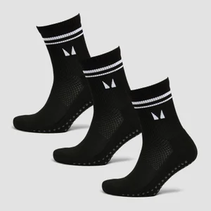 Skarpetki z kolekcji Pilates MP (3 pary) – czarne - Size UK 2-5