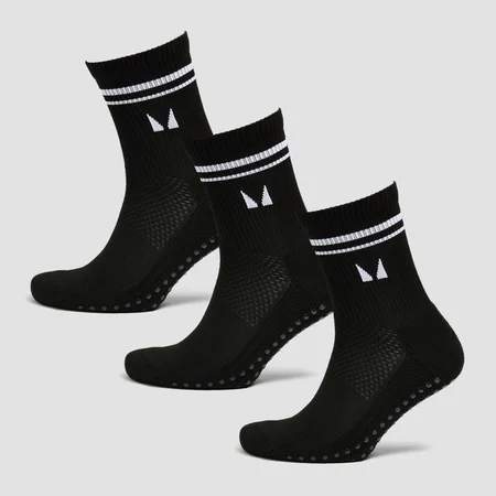 Skarpetki z kolekcji Pilates MP (3 pary) – czarne