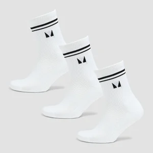 Skarpetki z kolekcji Pilates MP (3 pary) – białe - Size UK 2-5
