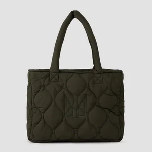 Pikowana torba typu tote z kolekcji MP – Forest Green - Colour Forest Green
