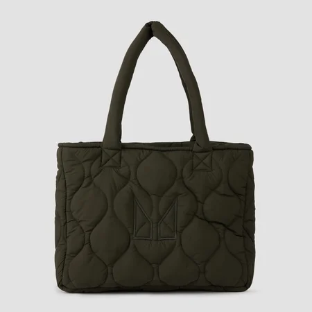 Pikowana torba typu tote z kolekcji MP – Forest Green