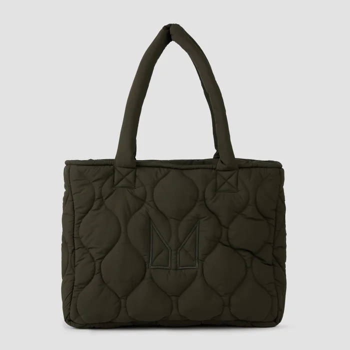Pikowana torba typu tote z kolekcji MP – Forest Green