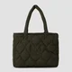 Pikowana torba typu tote z kolekcji MP – Forest Green
