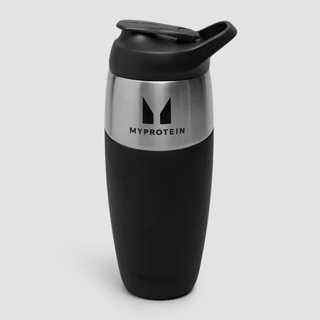 Metalowa Butelka Jednościenna Myprotein x Promixx 950ml - Stealth Czarny
