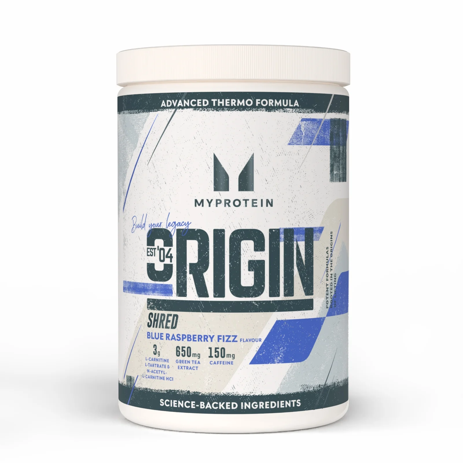 Origin Shred Pre-Workout - 60SERVINGS, 660g - Blue Raspberry Fizz Obraz 1