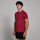 Męski T-shirt z kratkowanej tkaniny z kolekcji Active MP – Deep Red