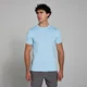 Męski T-shirt z kratkowanej tkaniny z kolekcji Active MP – Sky Blue