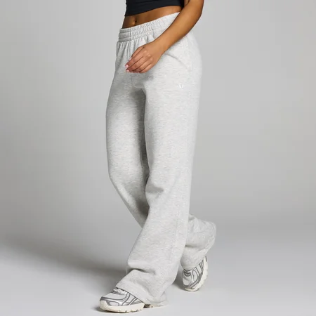 Damskie joggery z prostymi nogawkami kolekcji Basics Tall MP – Grey Marl