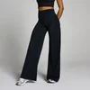 Damskie legginsy z szerokimi nogawkami z kolekcji Tall Tempo MP – czarne