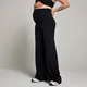 Legginsy ciążowe MP Wide Leg dla kobiet - Czarny