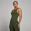 MP Damski Top Tempo Seamless na Szyi Halter - Leśna Zieleń
