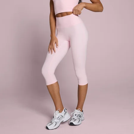 Damskie Legginsy MP Tempo Capri - Różowy Blask