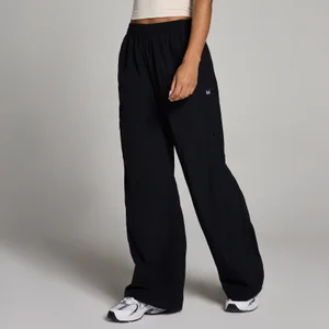Damskie Tkane Spodnie Dresowe MP - Czarny - Size M