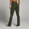 Damskie Legginsy Tempo Seamless Flared MP - Leśna Zieleń