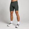 Męskie legginsy 3/4 MP Hybrid z kieszenią - Prany Czarny