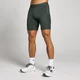 Męskie legginsy 3/4 MP Hybrid z kieszenią - Prany Czarny