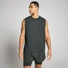 Męski Top MP Oversized Cotton Modal - Prany Czarny