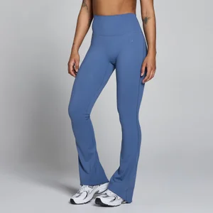 Damskie Legginsy Dzwony MP Tempo - Łupkowy Niebieski - Size L