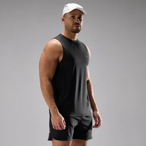 MP Męski Top Treningowy Ultra Mesh - Czarny - Size XS