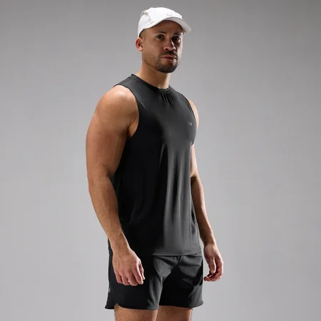 MP Męski Top Treningowy Ultra Mesh - Czarny