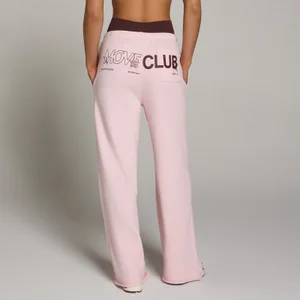 MP Damskie Spodnie Dresowe Move Club Graphic Lekkie Loopback Prosta Nogawka - Blush - Size M