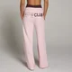 MP Damskie Spodnie Dresowe Move Club Graphic Lekkie Loopback Prosta Nogawka - Blush