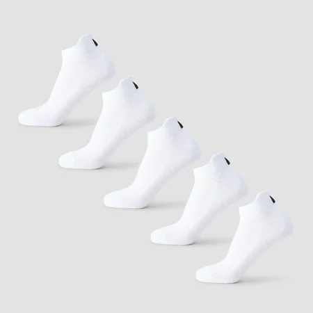 MP Unisex Skarpety Treningowe (5-pak) - Białe