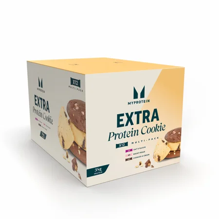 Myprotein Extra Protein Cookie, Variety Box | 12 Ciasteczek