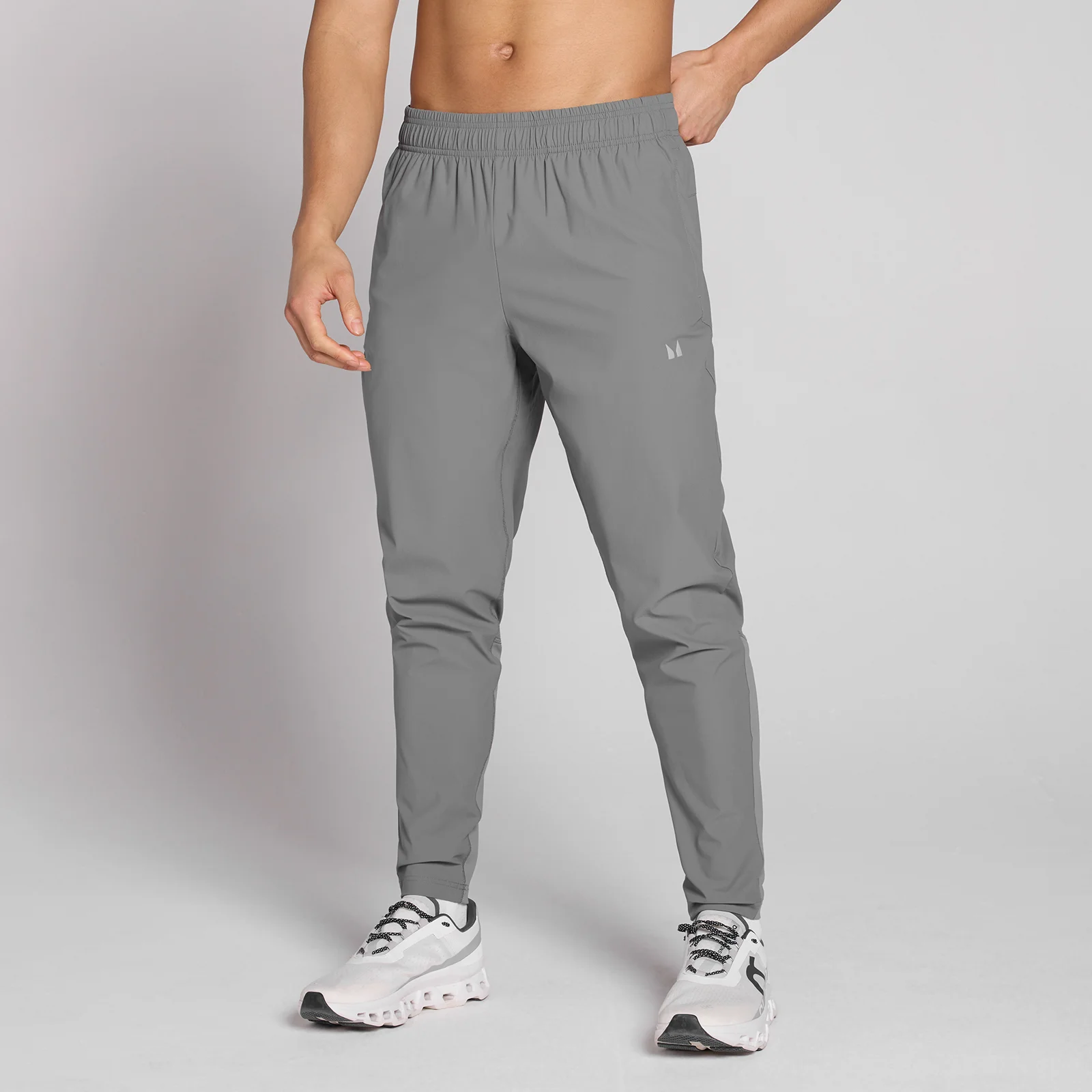 Męskie Spodnie Dresowe MP Tempo Woven Jogger - Stalowy Szary - XS Obraz 1