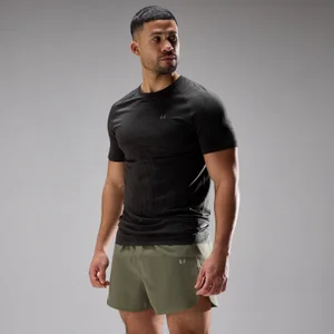 Koszulka MP Velocity Ultra Seamless dla mężczyzn - Prany Czarny - Size XXL