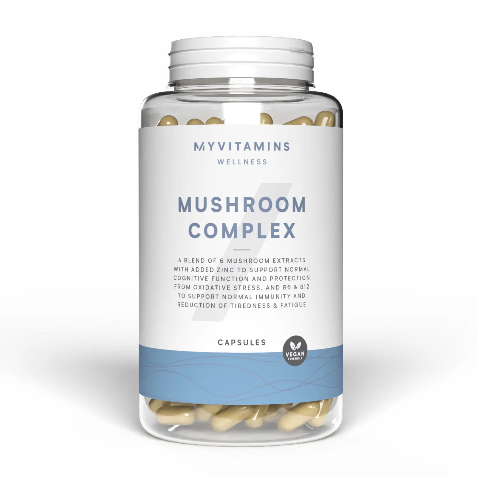 6 In 1 Kapsułki z kompleksem grzybowym - 60CAPSULES, 30servings Obraz 1